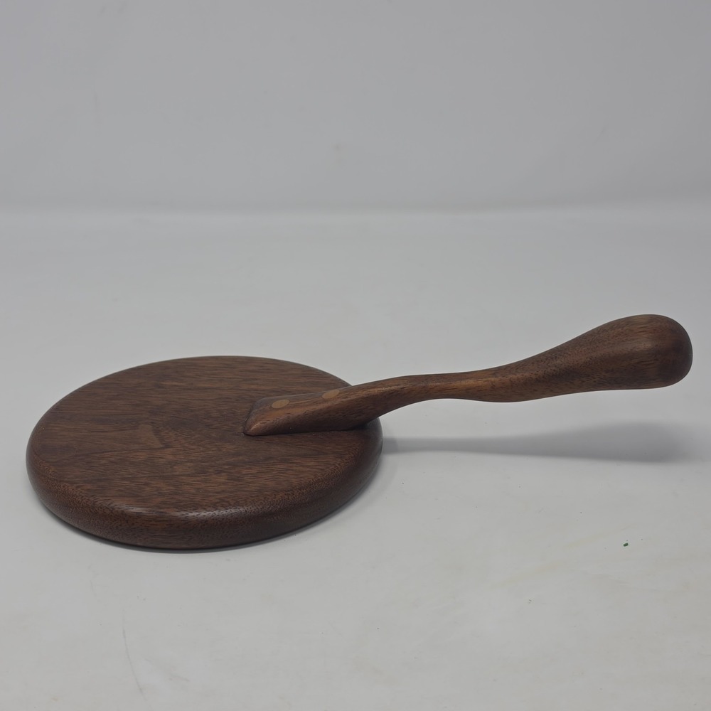 Vintage MID CENTURY MODERN Mahogany wood 50s 60s  Wood Hand MIRROR
